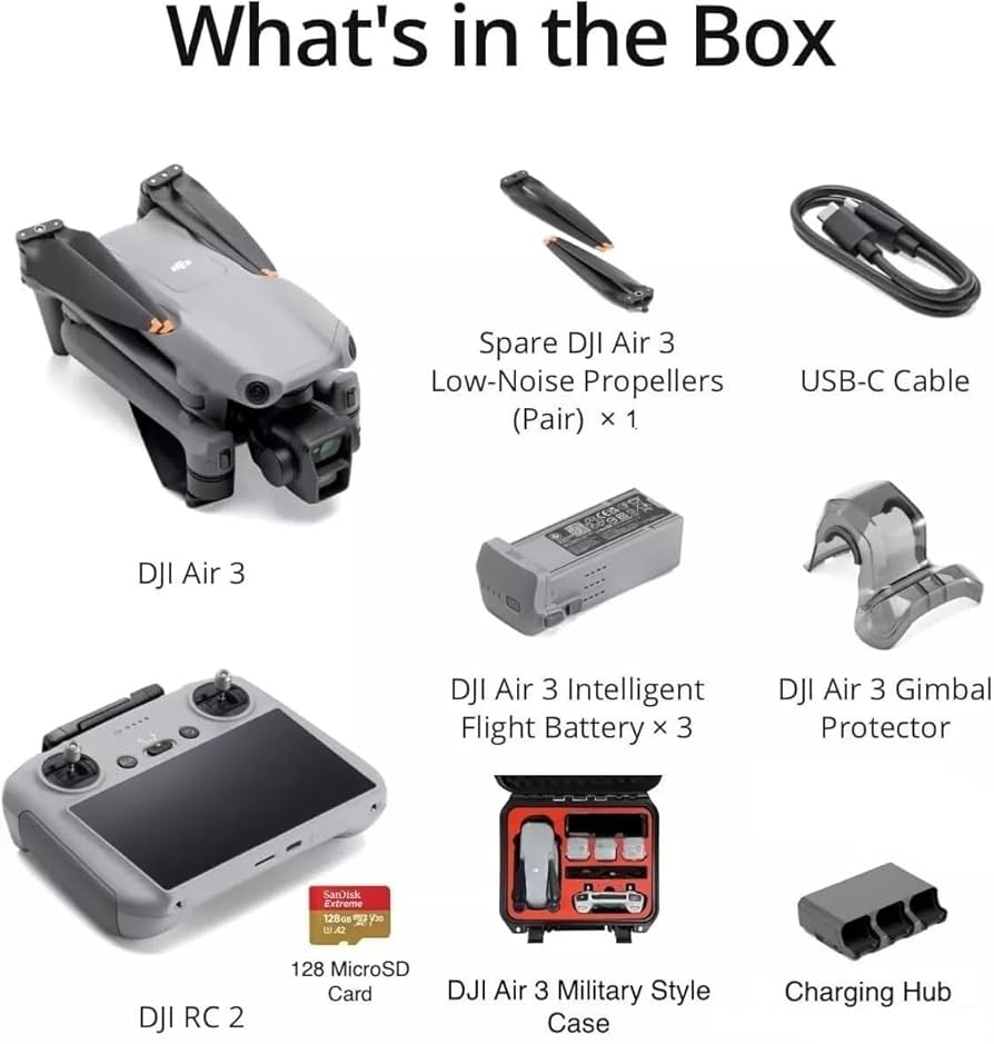 Amazon.com: DJI Air 3 Fly More Pro Combo Drone : Toys & Games